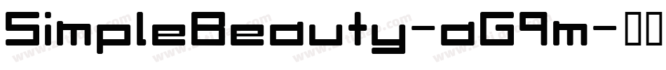 SimpleBeauty-aG9m字体转换