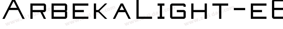 ArbekaLight-e6l字体转换