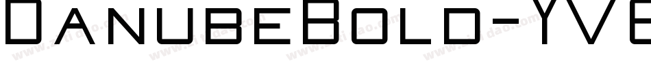 DanubeBold-YV6L字体转换