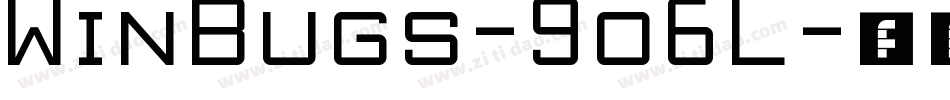 WinBugs-9o6L字体转换 WinBugs-9o6L字体转换