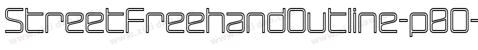StreetFreehandOutline-p0O字体转换