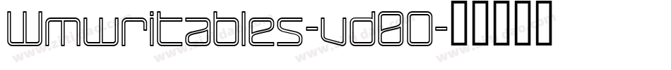 Wmwritables-vd0O字体转换