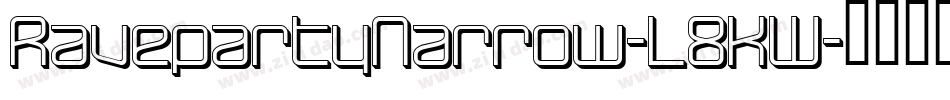 RavepartyNarrow-L8KW字体转换