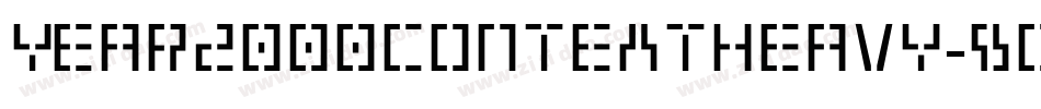 Year2000ContextHeavy-8OVM字体转换