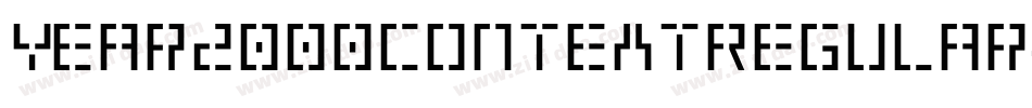 Year2000ContextRegular-Yqxq字体转换