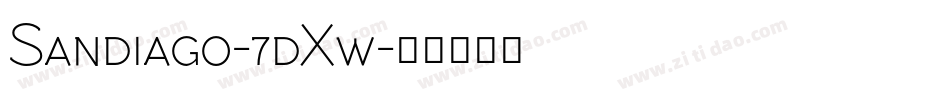 Sandiago-7dXw字体转换
