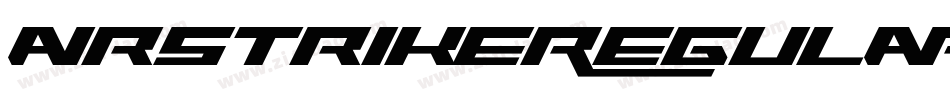 AirstrikeRegular-V6Lw字体转换