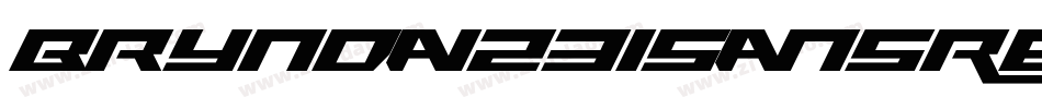 Brynda1231SansRegular-v5D4字体转换