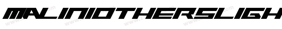 MaliniothersLightRegular-VKzz字体转换