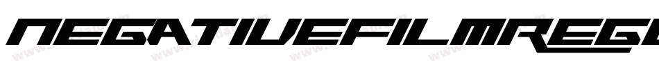 NegativefilmRegular-V0ZB字体转换
