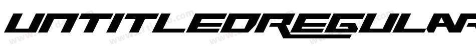 UntitledRegular-v7MD字体转换