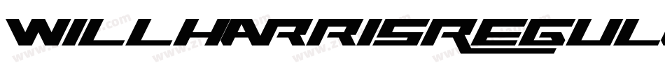 WillHarrisRegular-VGw0字体转换