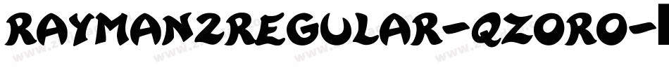 Rayman2Regular-qZ0r0字体转换