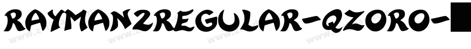 Rayman2Regular-qZ0r0字体转换
