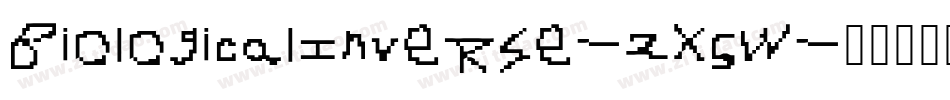 BiologicalInverse-2X5W字体转换