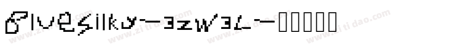 Bluesilky-3zw3L字体转换