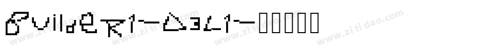 Builder1-D3L1字体转换