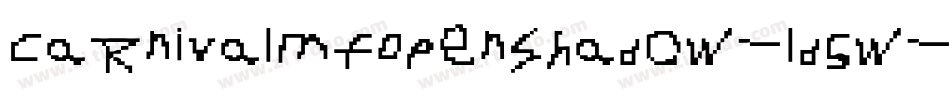 CarnivalmfOpenshadow-ld5w字体转换