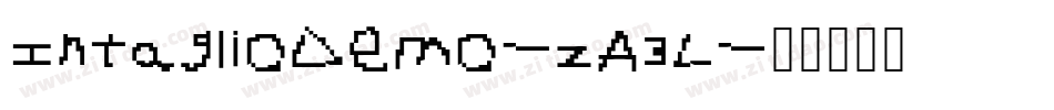 IntaglioDemo-zA3L字体转换 IntaglioDemo-zA3L字体转换