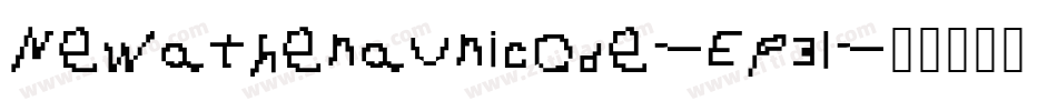 Newathenaunicode-EP3l字体转换