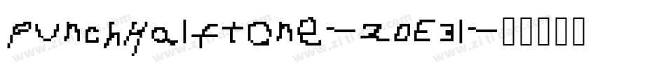 PunchHalftone-2OE3l字体转换