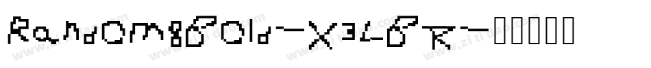 Random8Bold-x3LBr字体转换