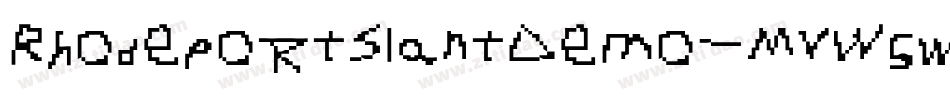RhodeportSlantDemo-MVW5w字体转换
