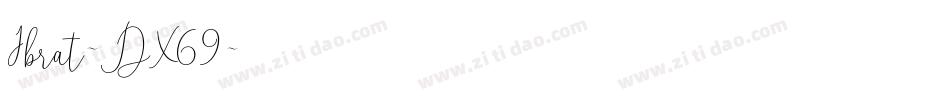 Ibrat-DX69字体转换