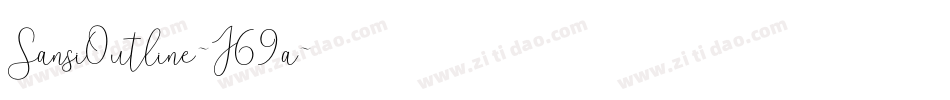 SansiOutline-J69a字体转换