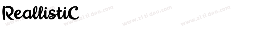 ReallistiC字体转换