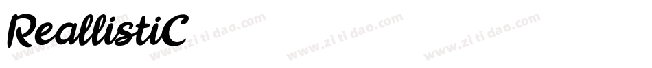 ReallistiC字体转换