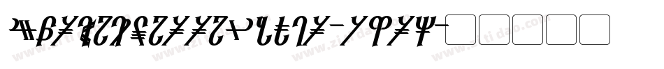 NorwesterRegular-j5r9字体转换