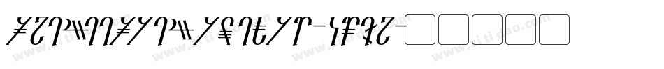 ReanaarianItalic-6MvY字体转换