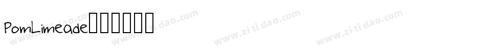 PomLimeade字体转换