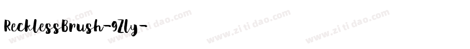 RecklessBrush-9Zly字体转换