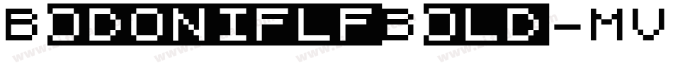 BodoniflfBold-MVZx字体转换