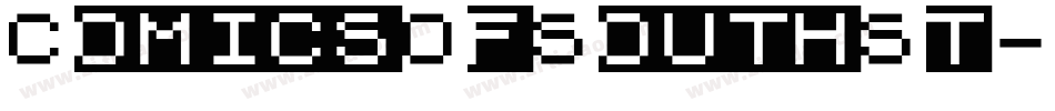 ComicsOfSouthSt-M81Y字体转换