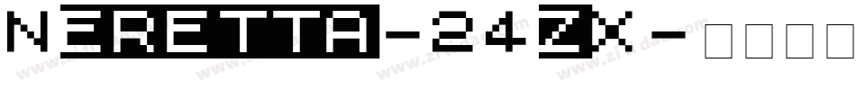 Neretta-24zX字体转换
