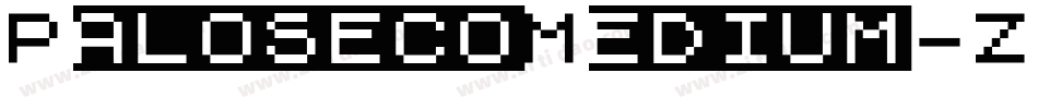 PalosecoMedium-ZxWl字体转换