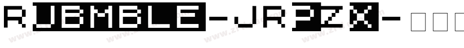Rubmble-JRpZx字体转换