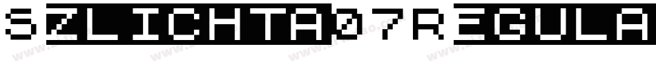 Szlichta07Regular-BGZx字体转换