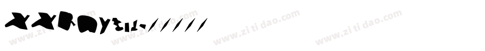 XXRaytid字体转换