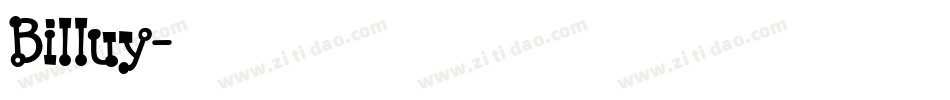 Billuy字体转换