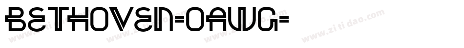 Bethoven-0AwG字体转换