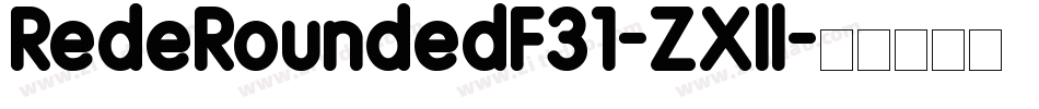 RedeRoundedF31-ZXll字体转换