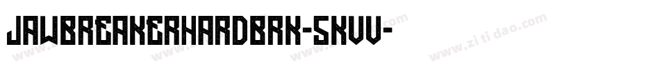 JawbreakerHardBrk-5KVv字体转换