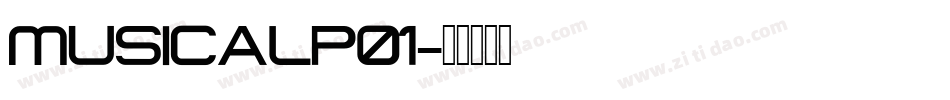 MusicalP01字体转换