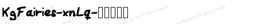 KgFairies-xnLq字体转换 KgFairies-xnLq字体转换