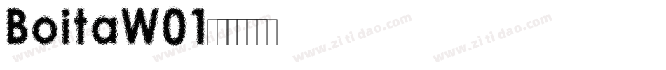 BoitaW01字体转换