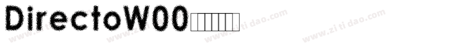 DirectoW00字体转换